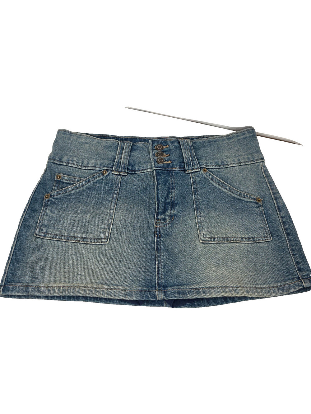 YTK Jean Skirt Denim Blue Mini 90s Hip Hop Streetwear Style No Boundaries Sz.12